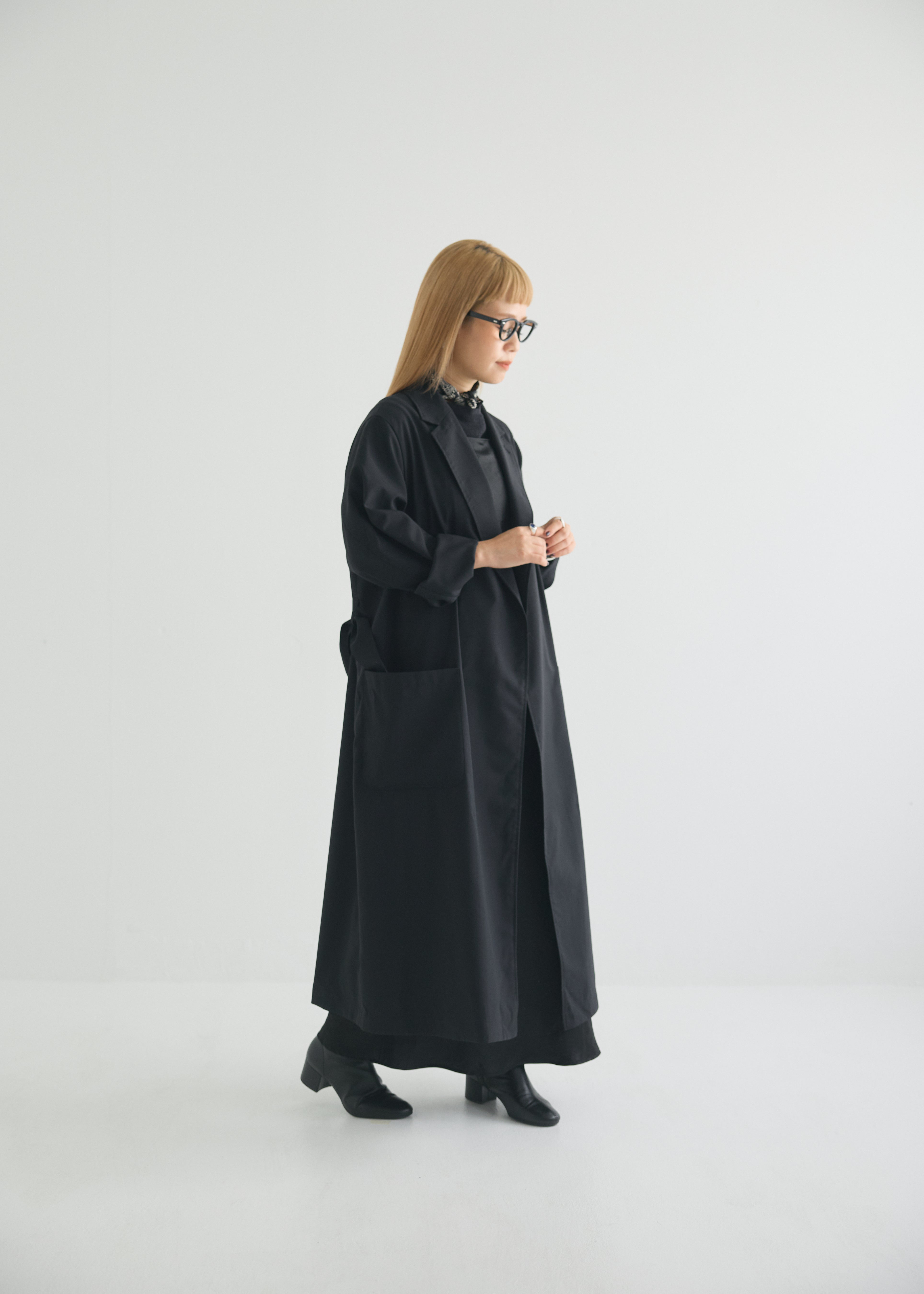 Chester shirt coat Black