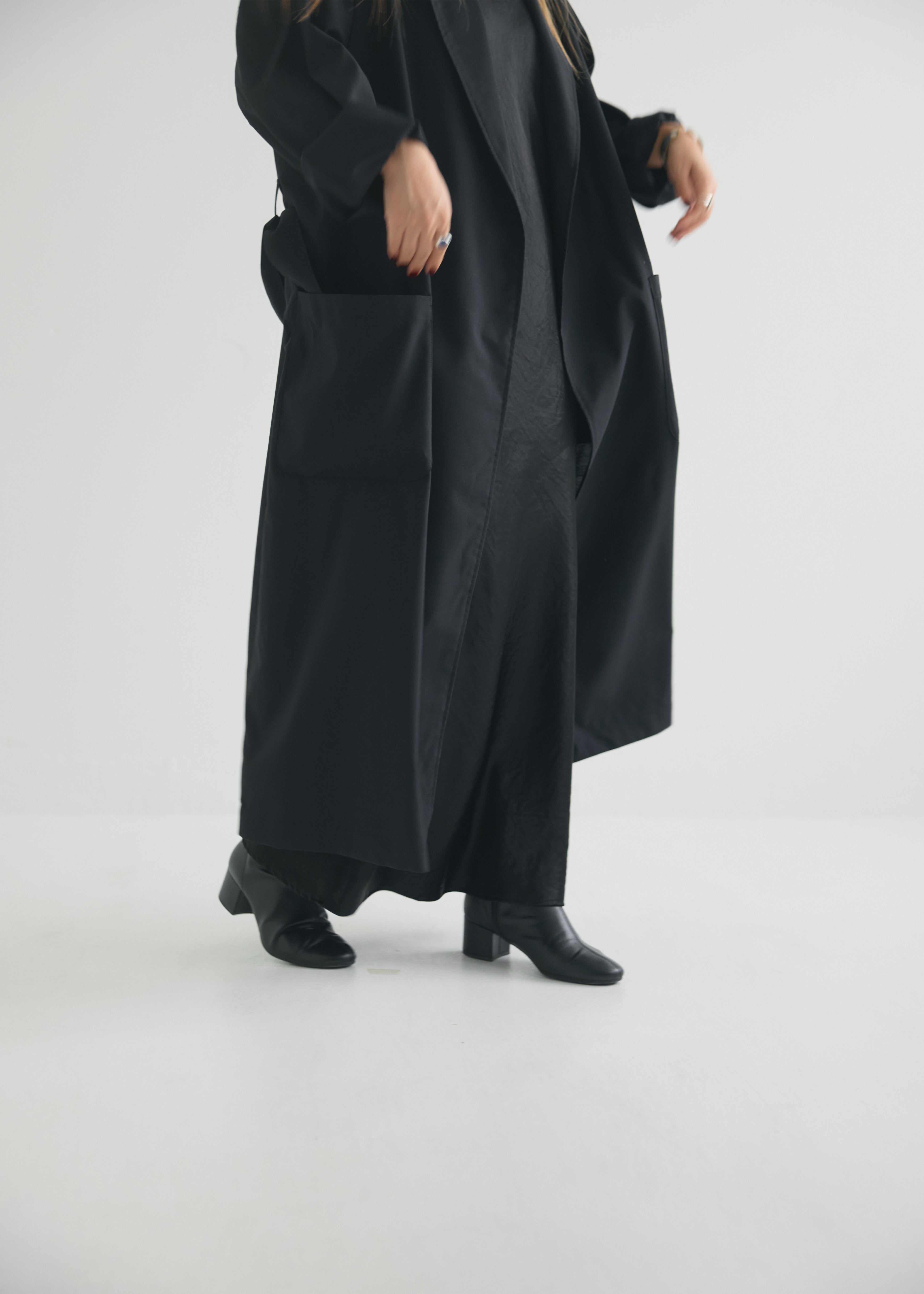 Chester shirt coat Black