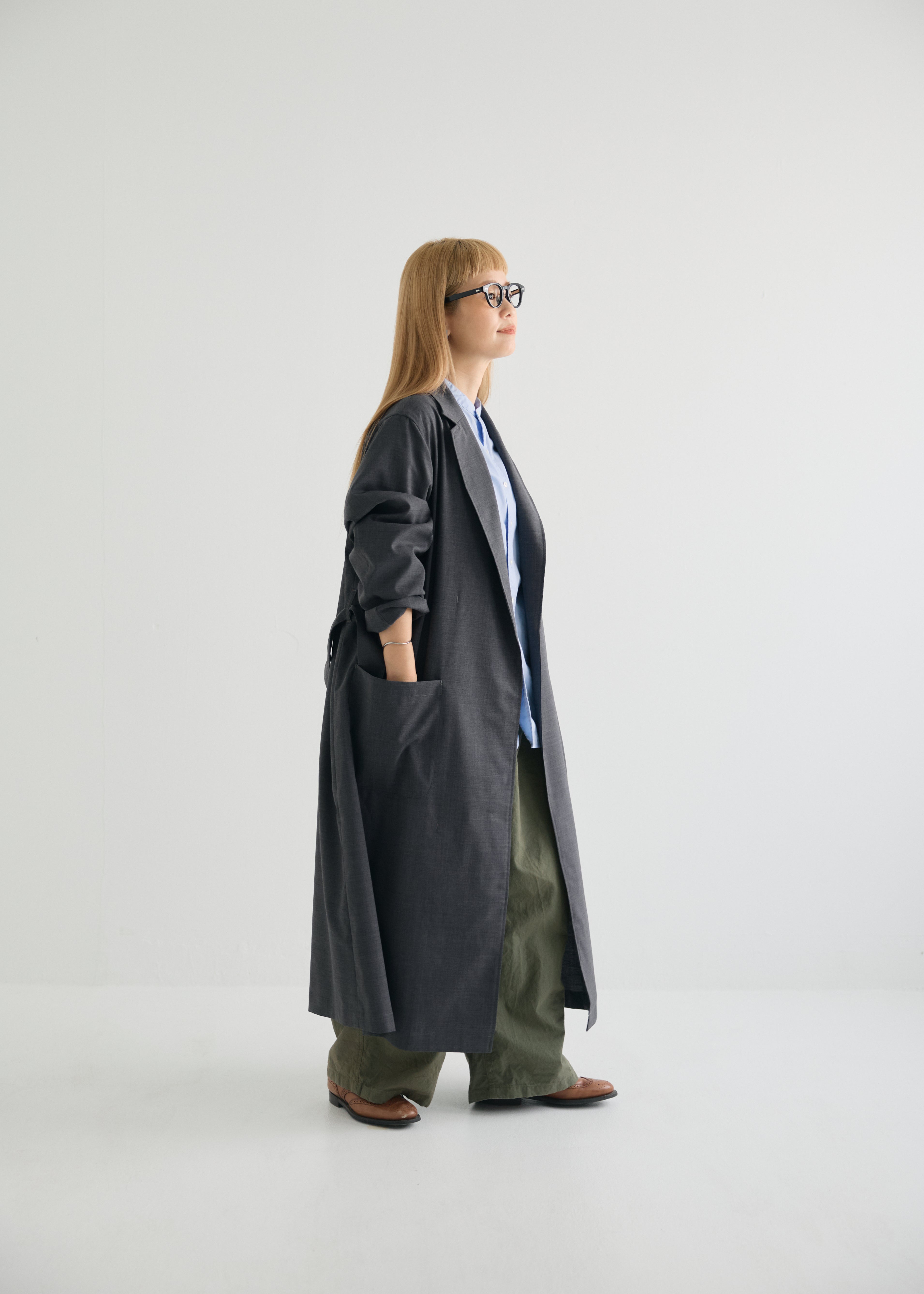 Chester shirt coat Charcoal