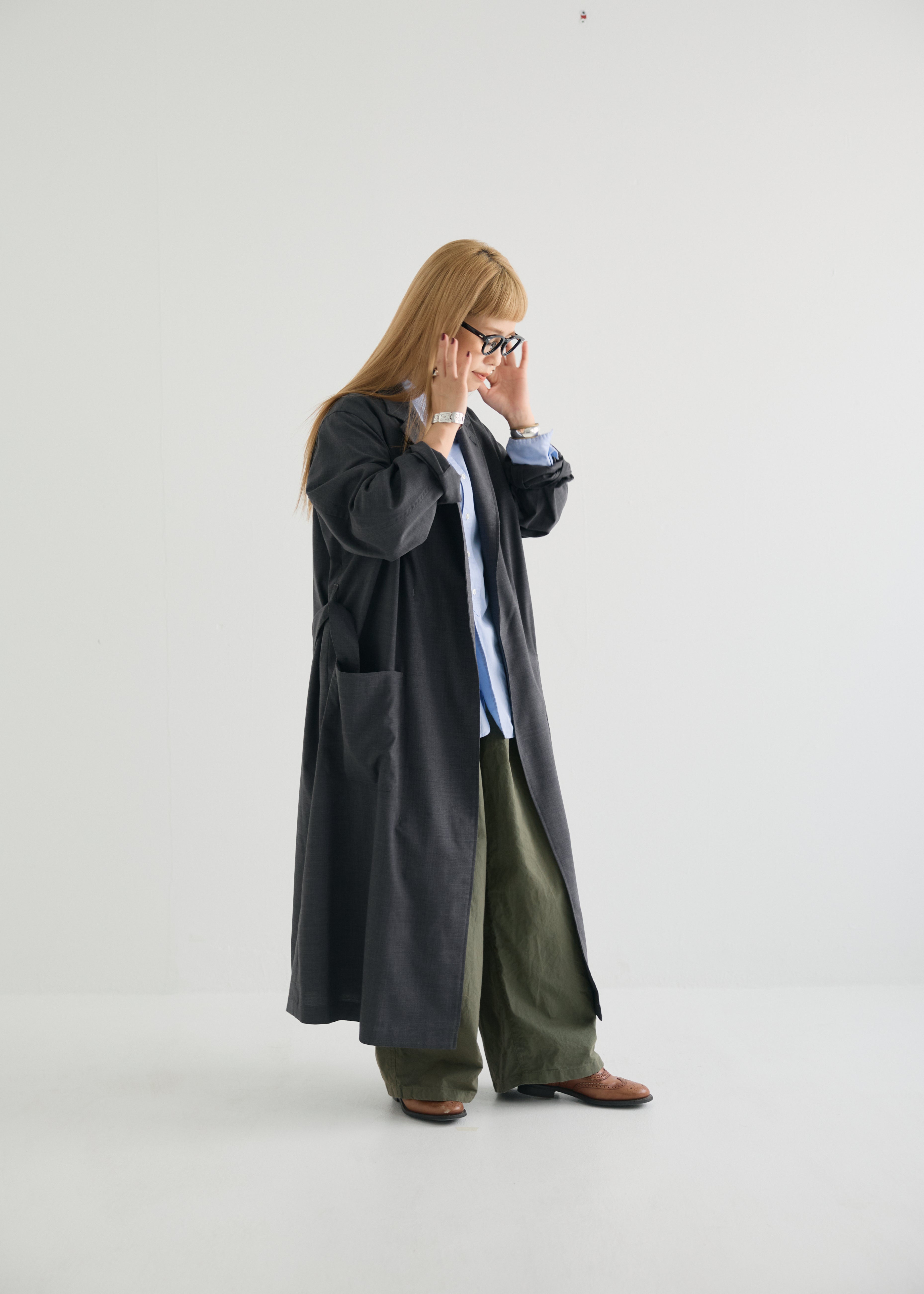 Chester shirt coat Charcoal