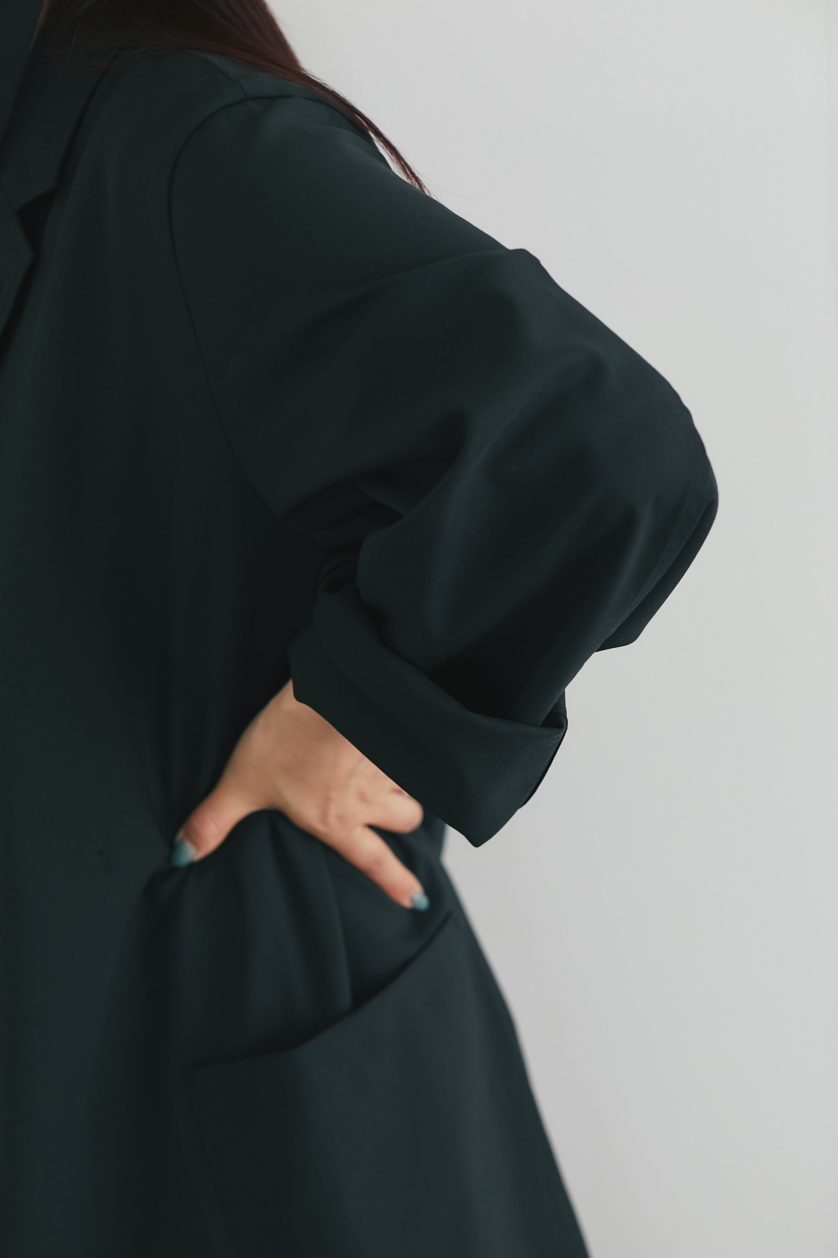 Chester shirt coat Black