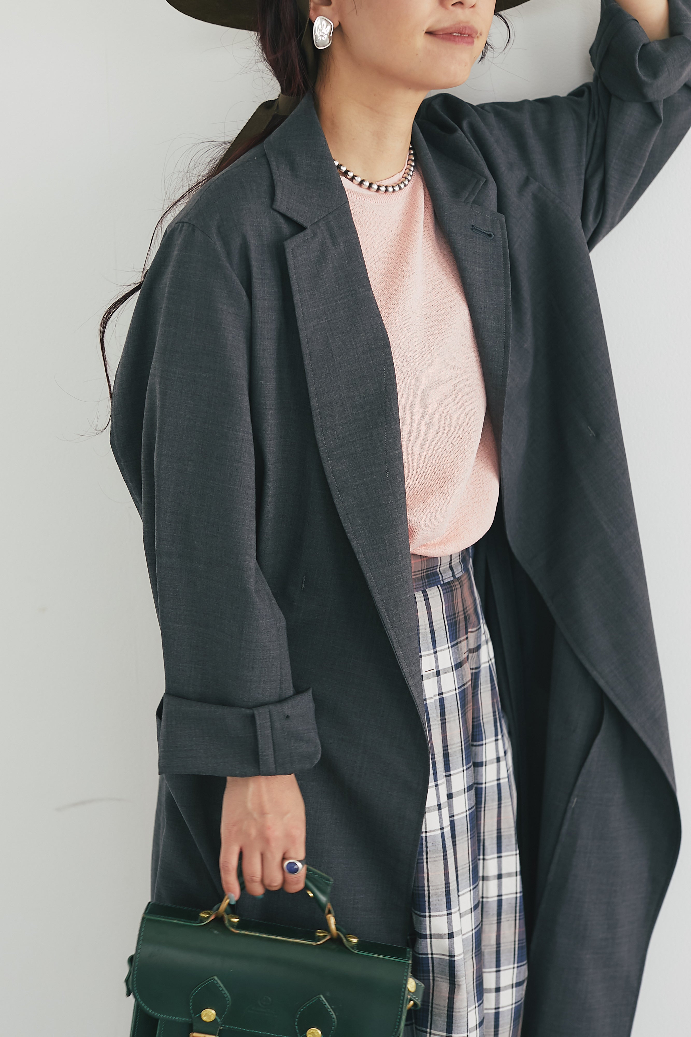 Chester shirt coat Charcoal