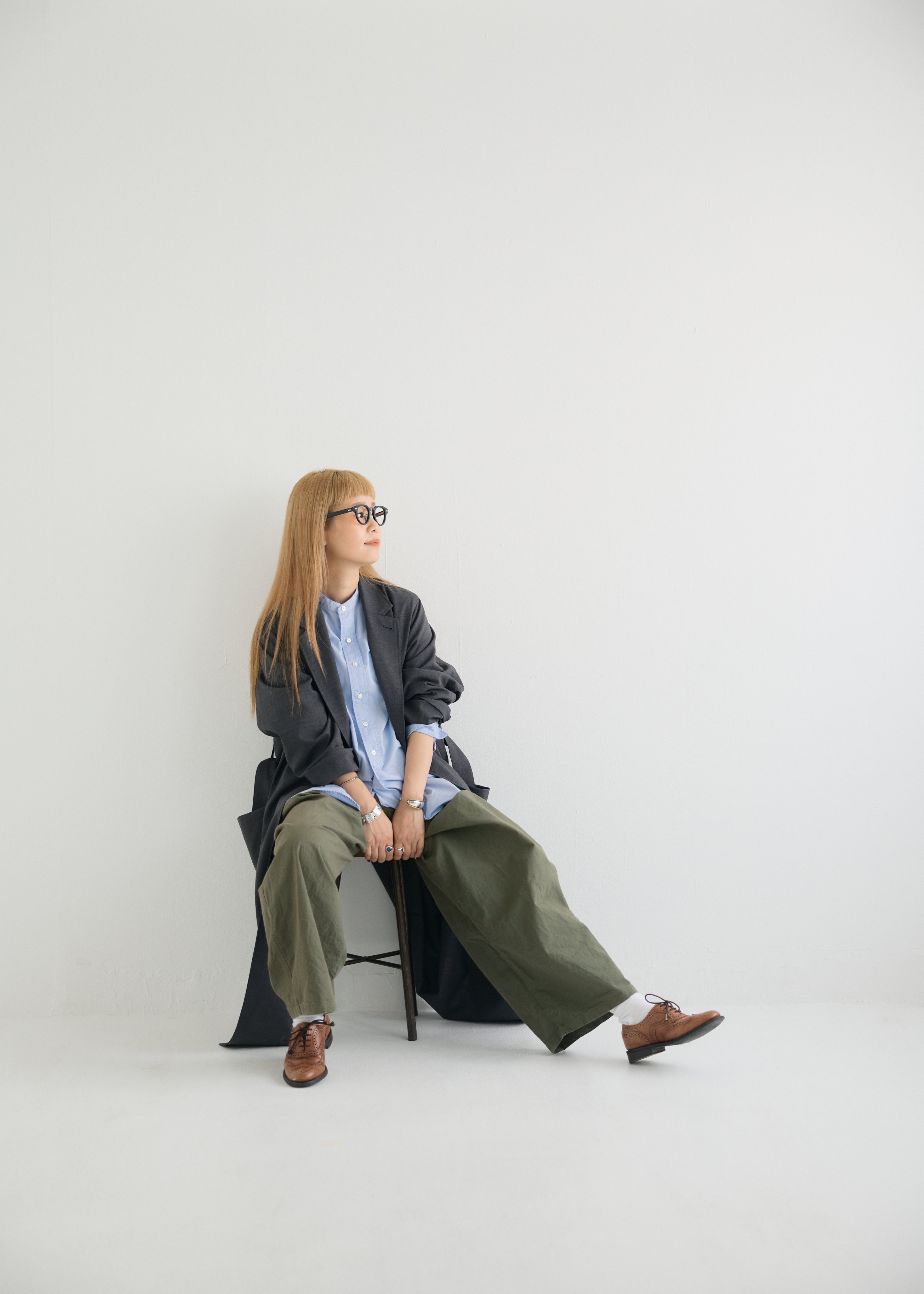 ユニ　ジャーナルスタンダードラックス　ガンクラブチェスターコート Chester shirt coat Charcoal