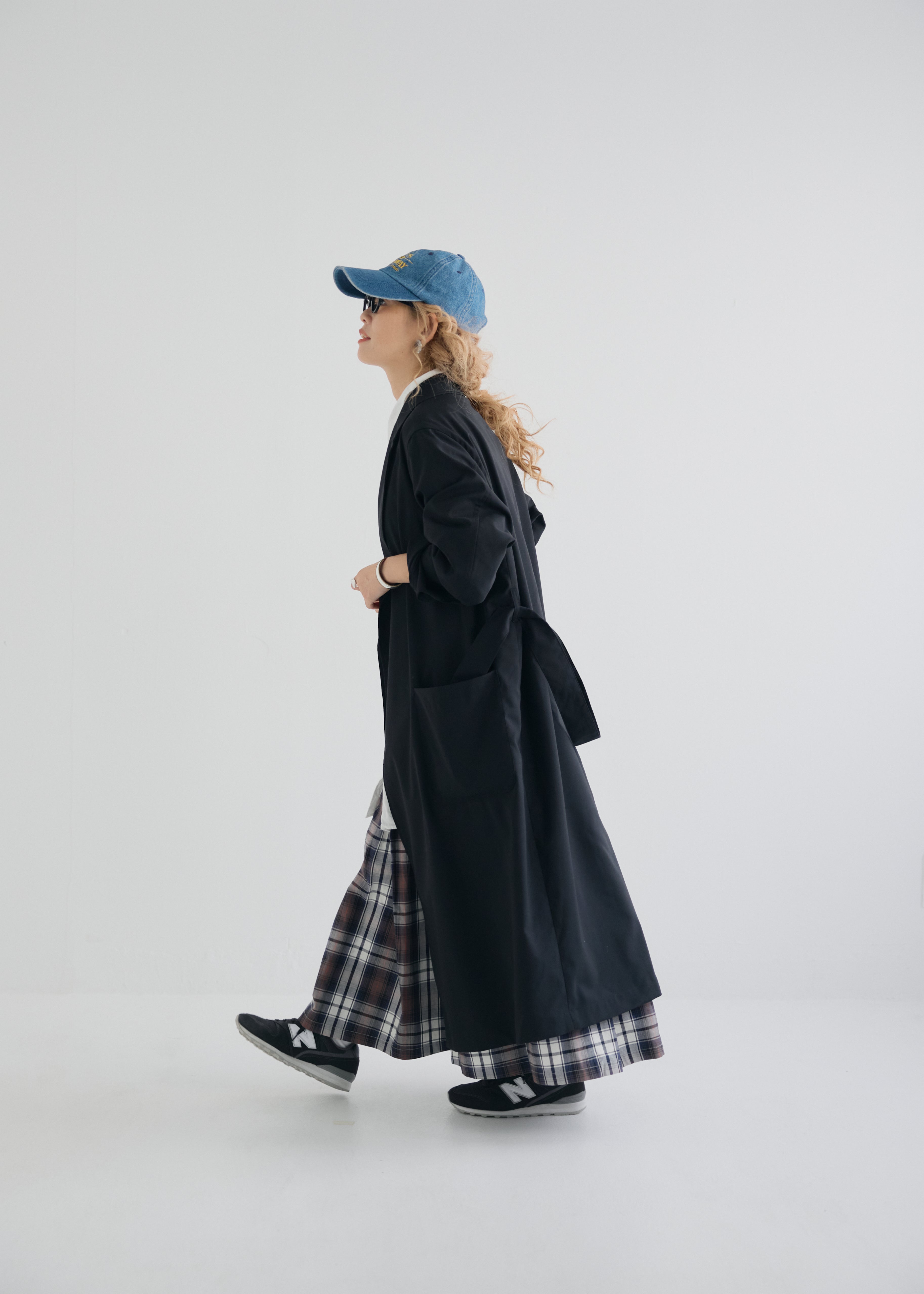 Chester shirt coat　Black