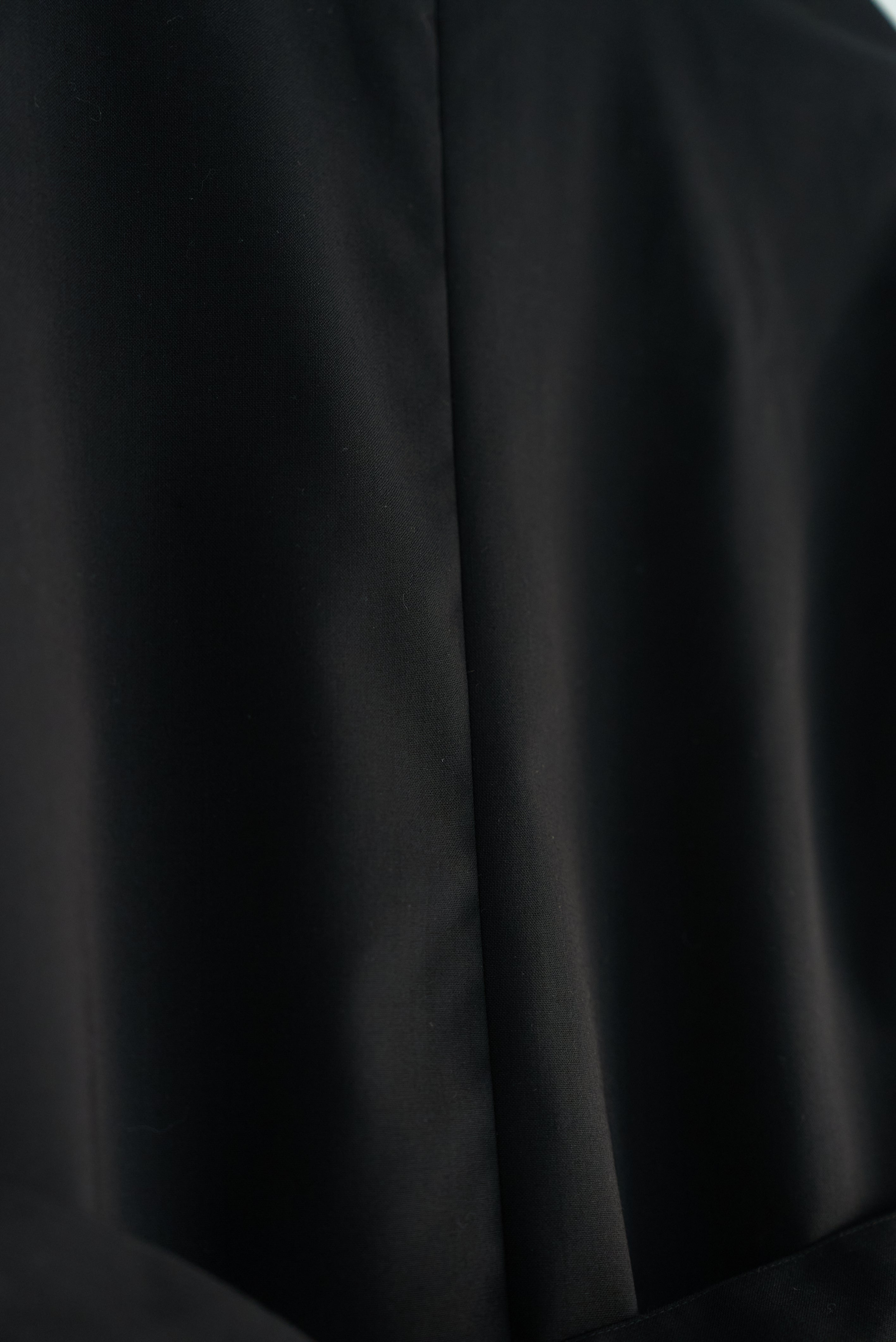 Chester shirt coat　Black