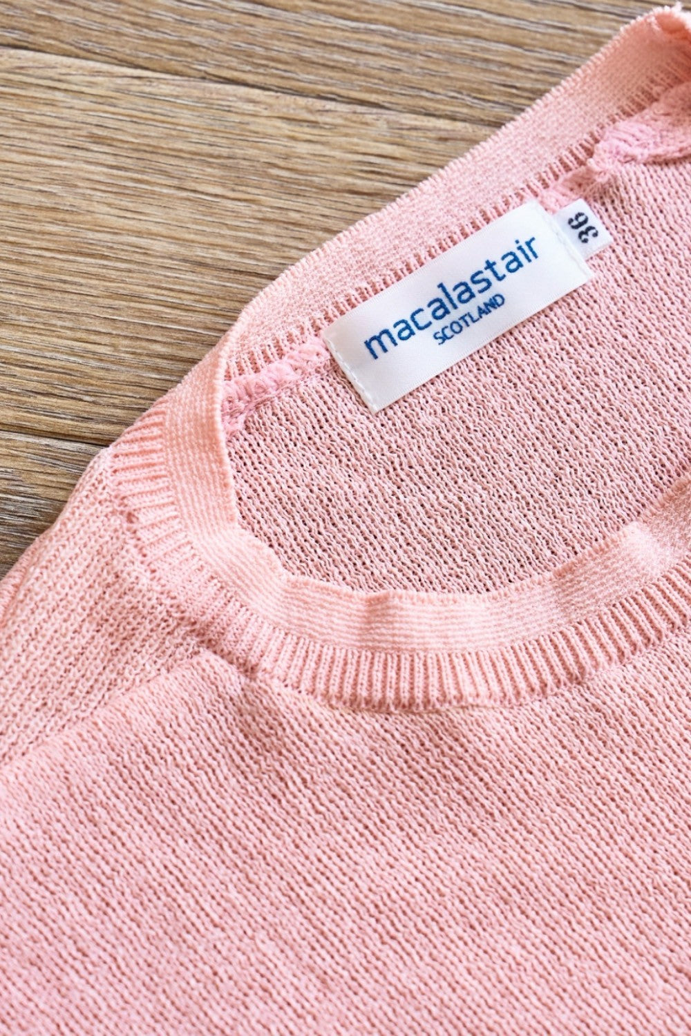 Summer knit Warm pink