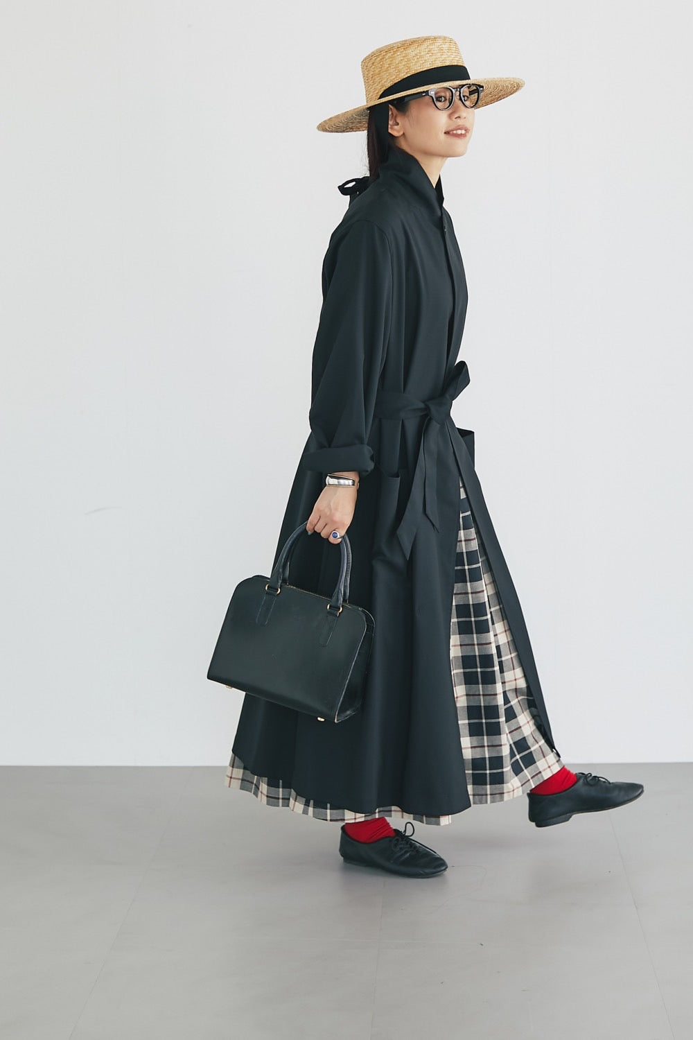 TARTAN CHECK ojo pleats skirt チェックスカート TARTAN CHECK ojo pleats skirt チェックスカート