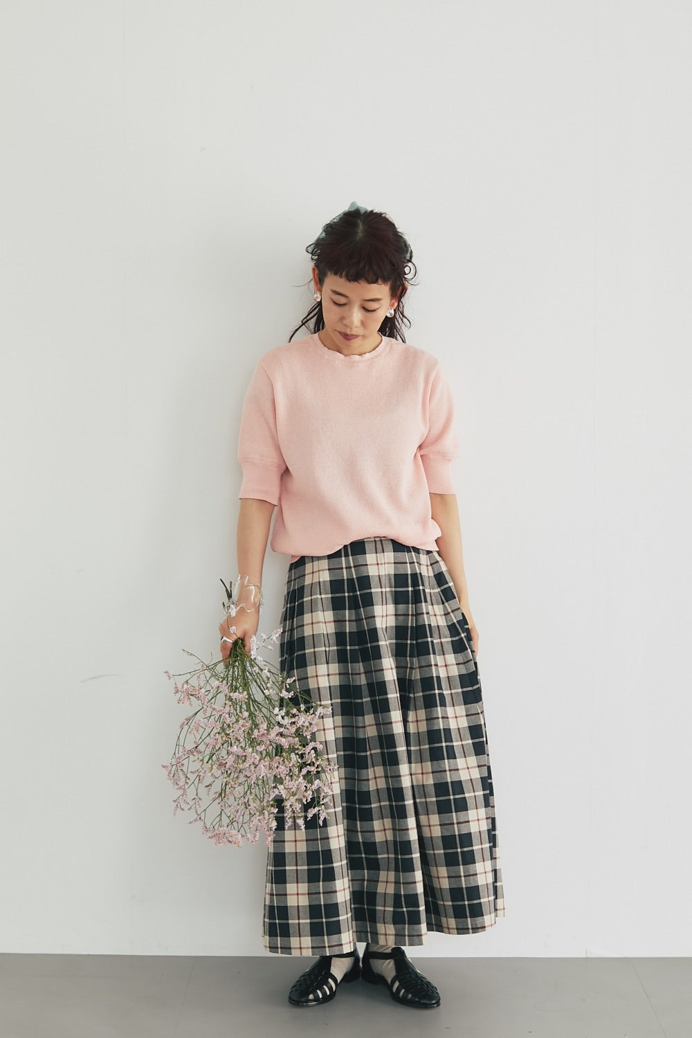 haek check pleated skirt /チェック柄プリーツスカート haek スカート check pleated skirt /チェック柄プリーツ