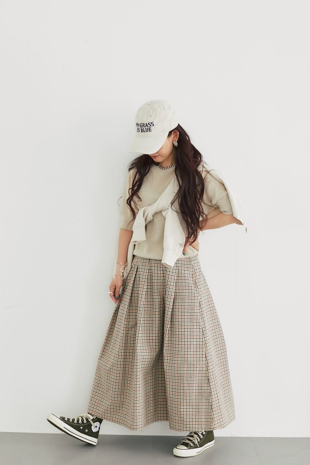 BRITISH MADE ×macalastairソフトプリーツチェックスカート ソフトプリーツチェックスカート(WOMEN) 全3色 | BRITISH MADE