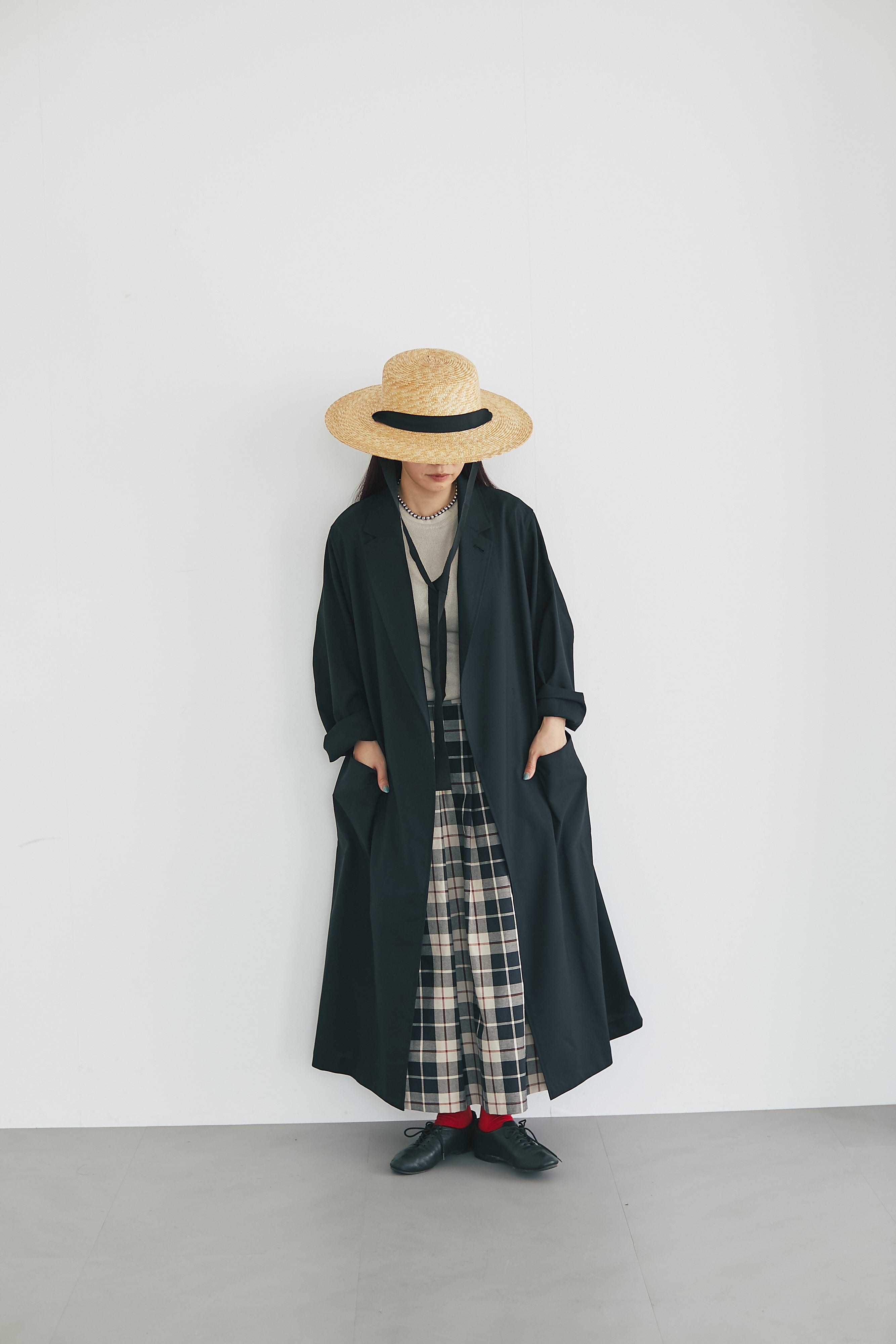 Chester shirt coat　Black