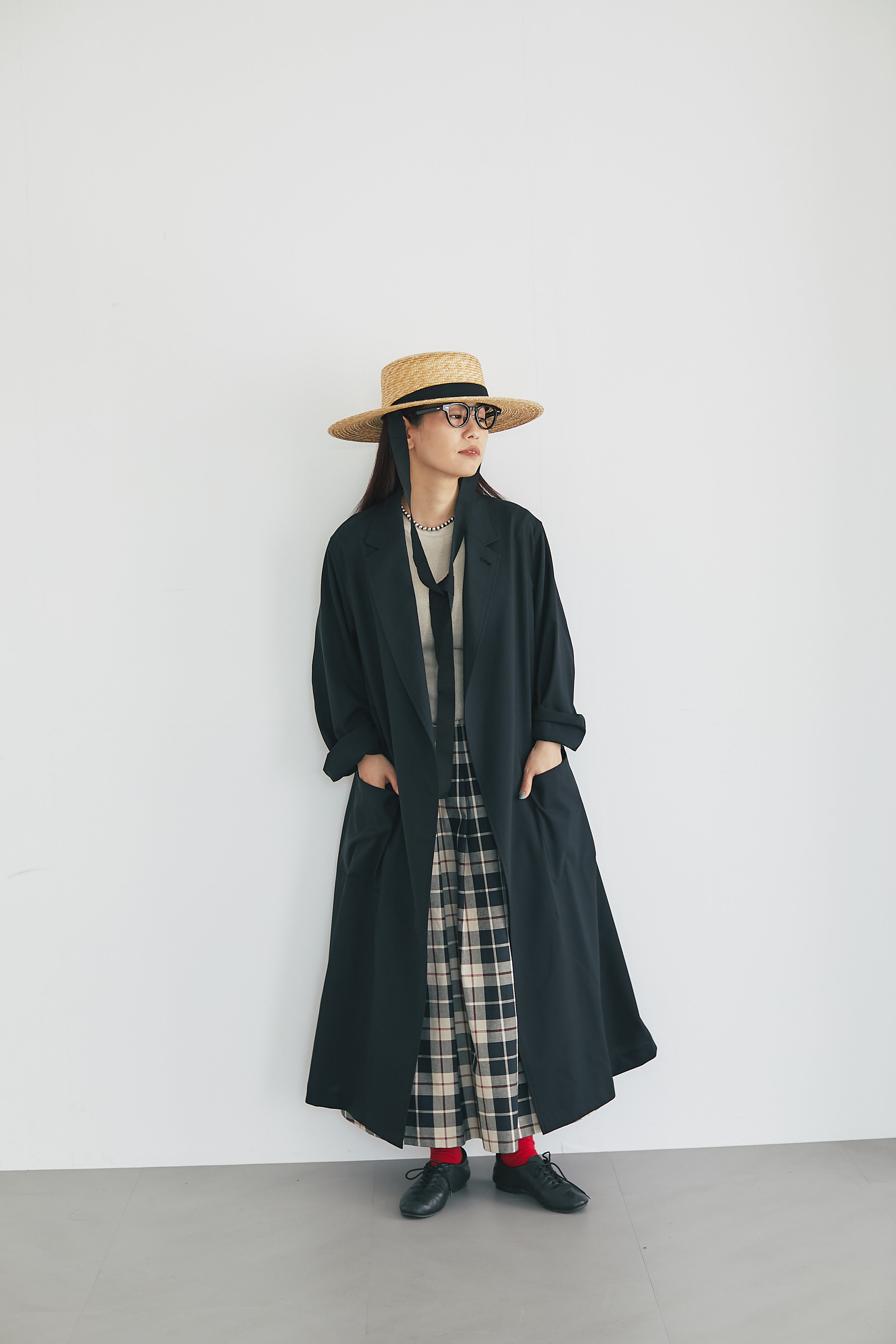 Chester shirt coat　Black