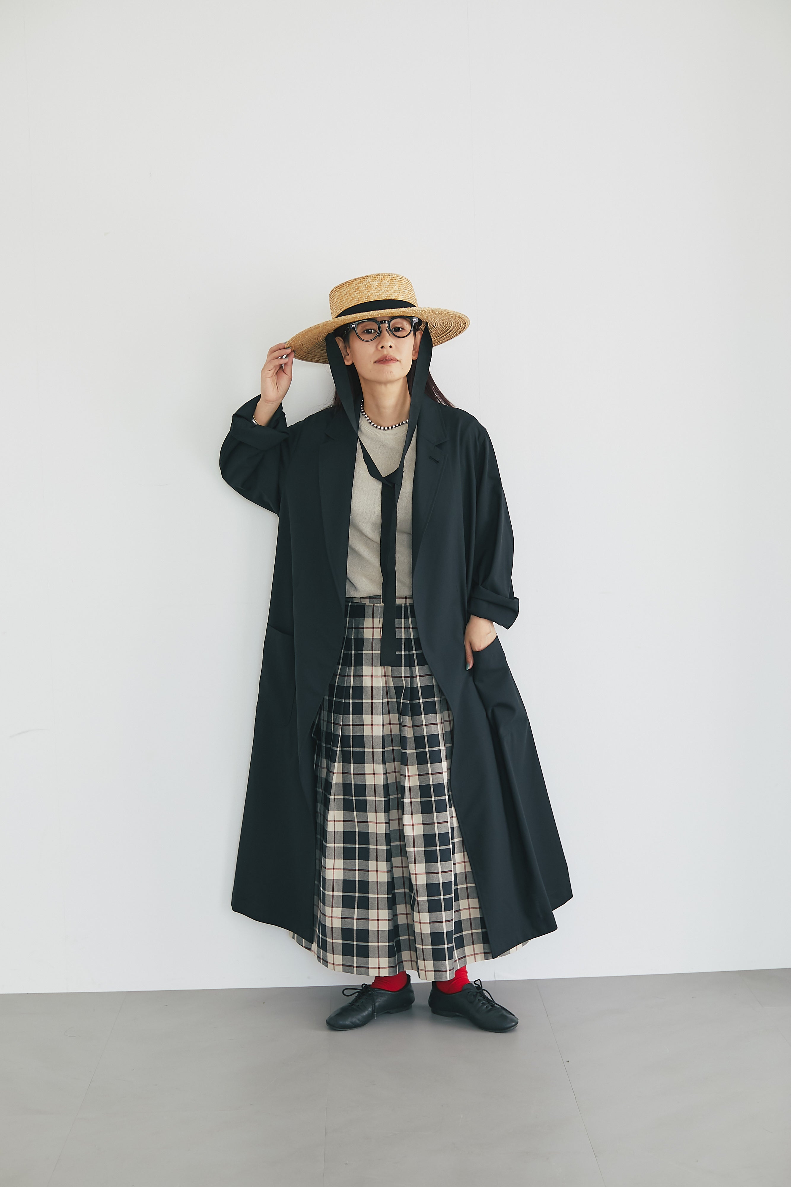 Chester shirt coat　Black