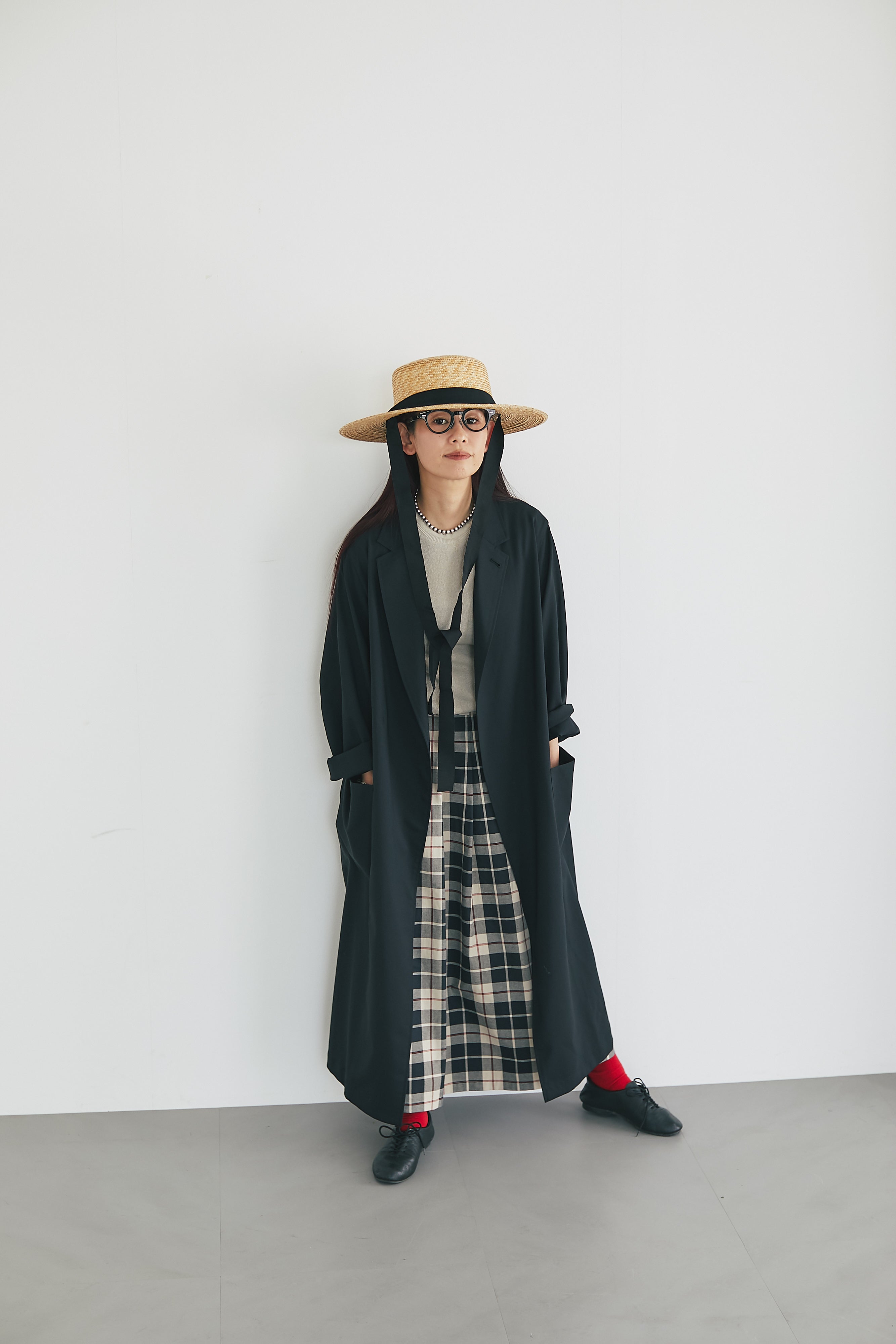 Chester shirt coat　Black