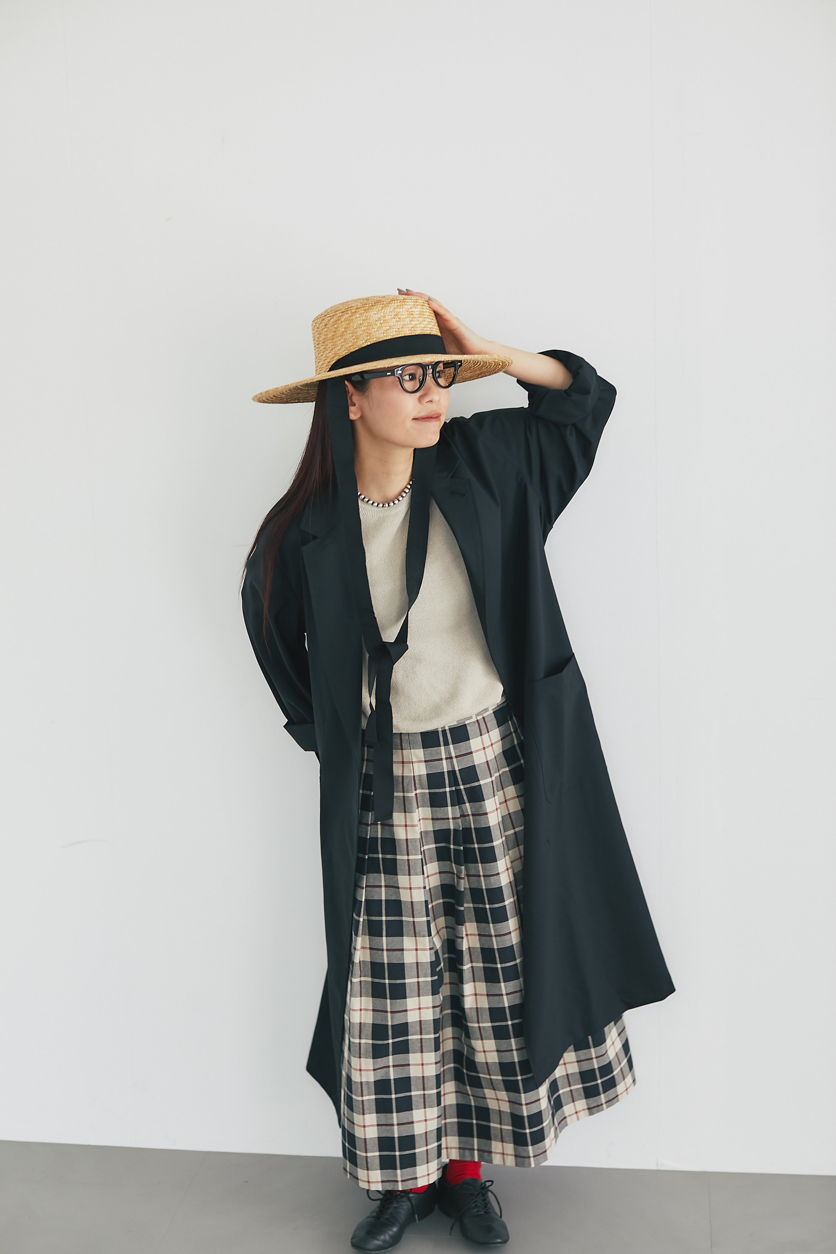 Chester shirt coat　Black