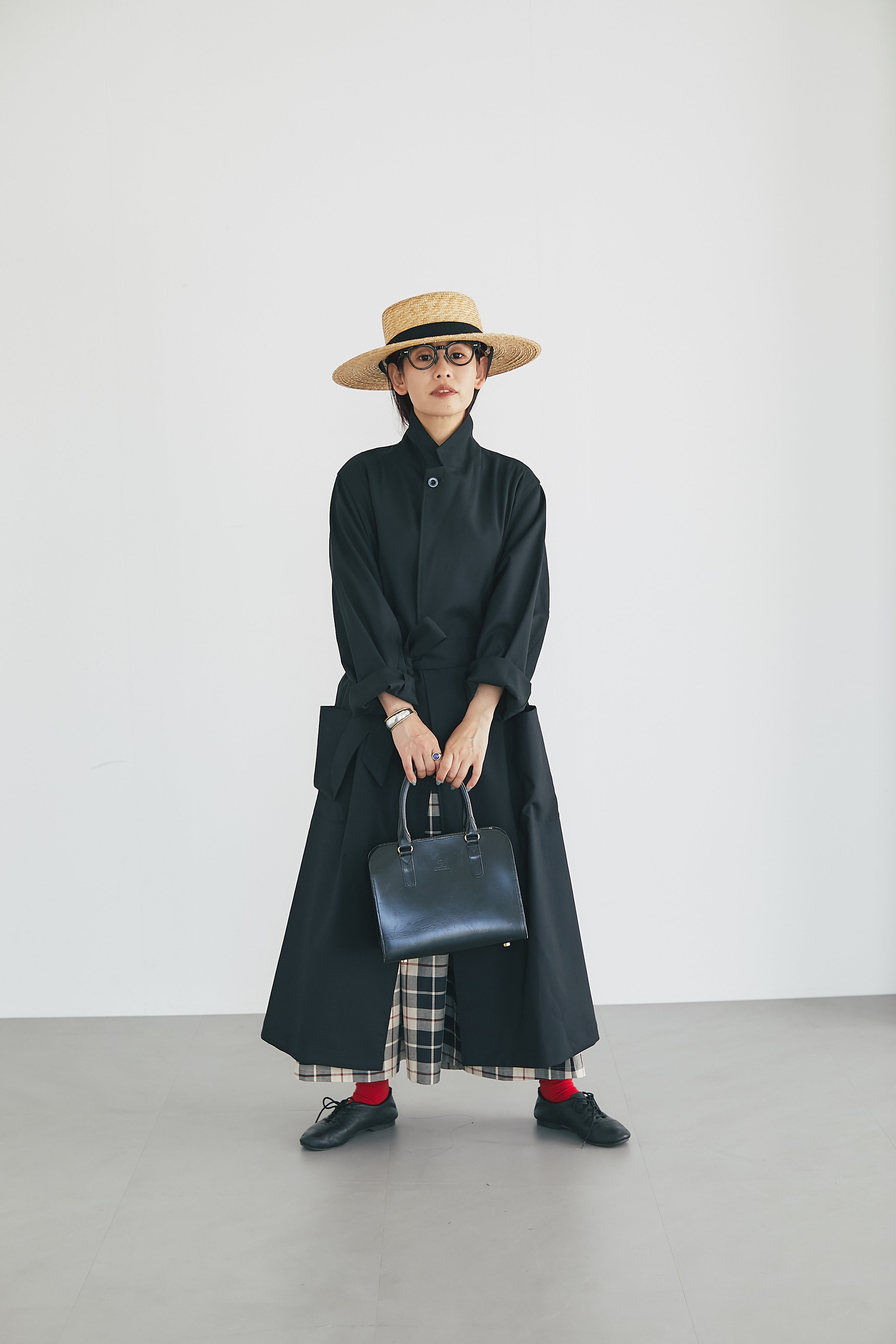 Chester shirt coat　Black