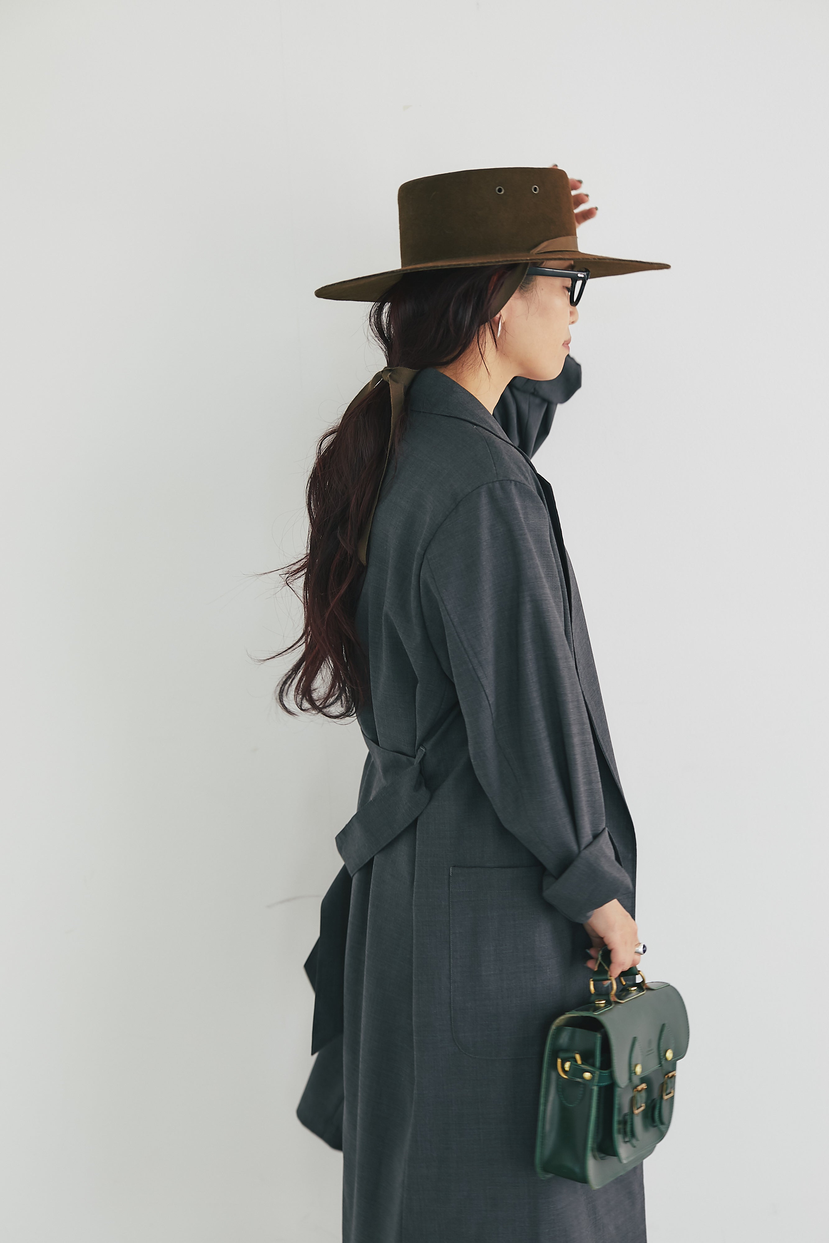 Chester shirt coat　Charcoal