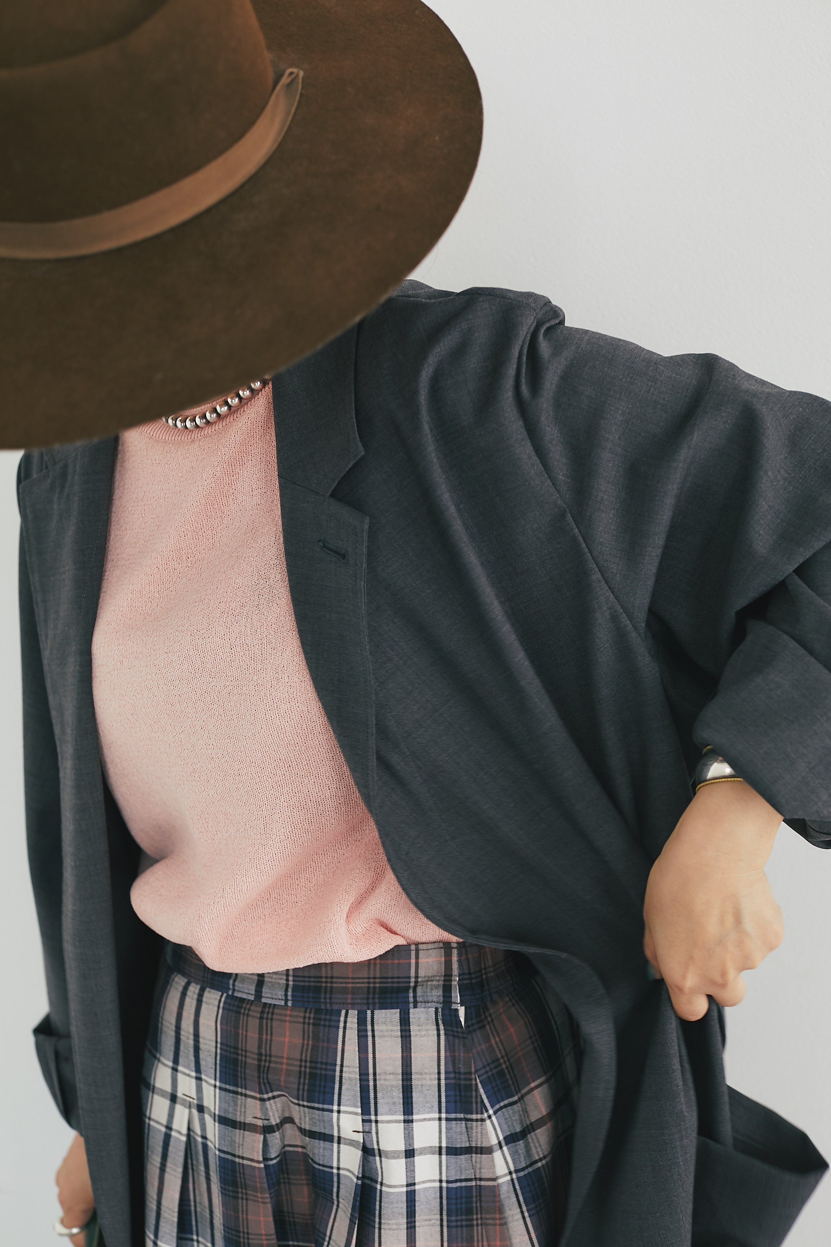 Chester shirt coat　Charcoal