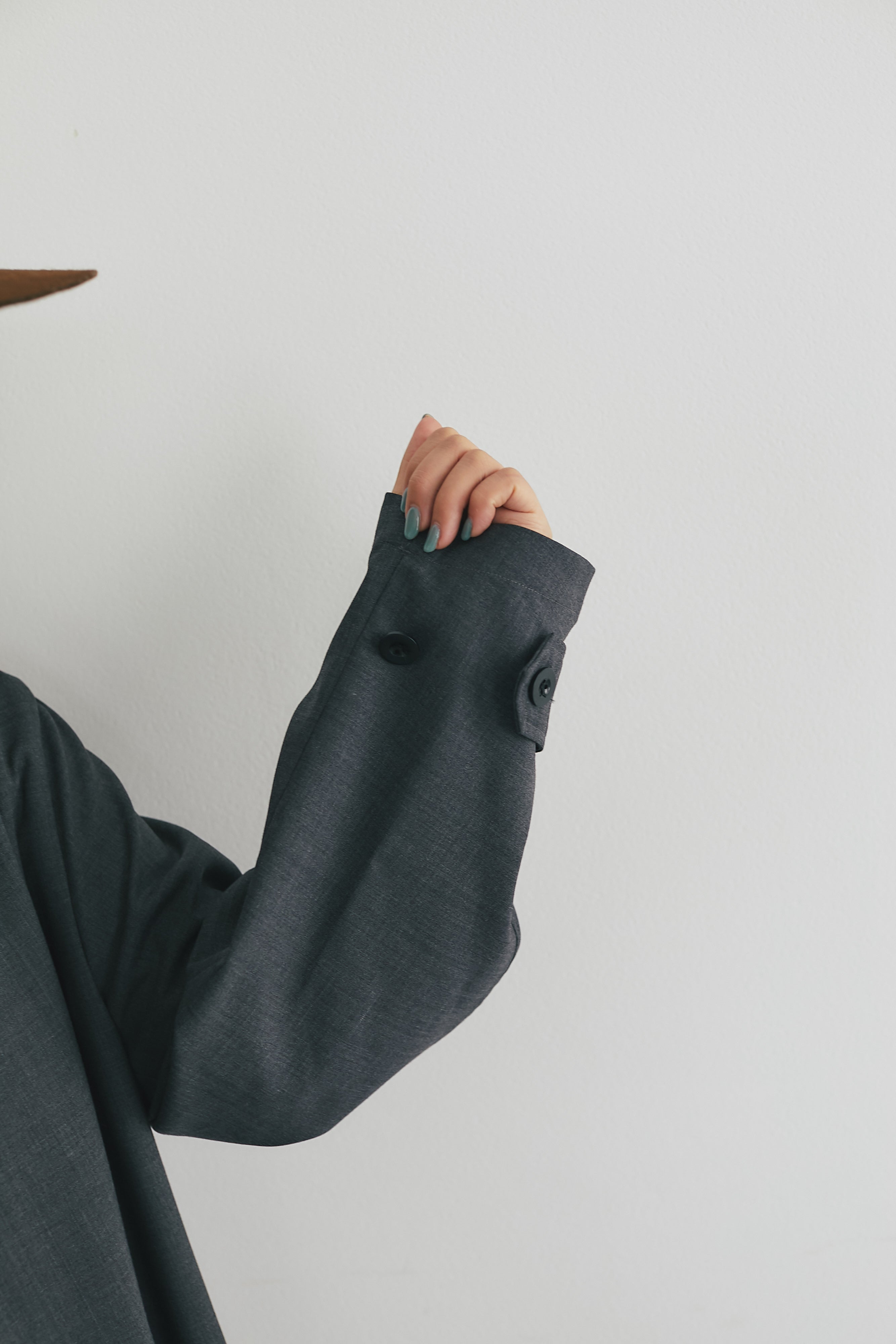 Chester shirt coat　Charcoal